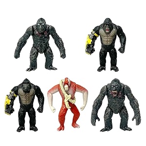 de-lite action figures soft touch vinyl plastic collectible model toys new empire 5 pcs set 6-8cm