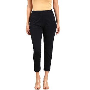 De Moza Women Pencil Fit Cigarette Pant