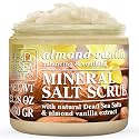 Dead Sea Collection Almond Vanilla Salt Scrub – Exfoliating Body Scrub for Women – Moisturizing and Nourishing Skin – with Pure Oils and Dead Sea Minerals (23.28 Oz)