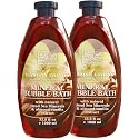Dead Sea Collection Bubble Bath with Almond Vanilla for Women and Men - Sweet Almond Oil and Dead Sea Salt - Nourishing and Moisturizing Skin - Pack of 2 (67.6 fl.oz)