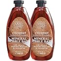 Dead Sea Collection Bubble Bath with Coconut for Women and Men - Coconut Oil and Pure Dead Sea Minerals - Nourishing and Moisturizing Skin - Pack of 2 (67.6 fl.oz)