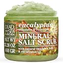 Dead Sea Collection Eucalyptus Salt Scrub – Exfoliating Body Scrub for Women – Moisturizing and Nourishing Skin – with Pure Oils and Dead Sea Minerals (23.28 Oz)