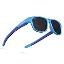 DEAFRAIN Polarized Kids Sunglasses Boys Girls Youth Sports Glasses Age 5-10