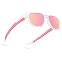 DEAFRAIN Polarized Kids Sunglasses Boys Girls Youth Sports Glasses Age 5-10