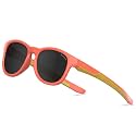DEAFRAIN Polarized Kids Sunglasses Boys Girls Youth Sports Glasses Age 5-10