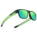 DEAFRAIN Polarized Kids Sunglasses Boys Girls Youth Sports Glasses Age 5-10