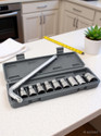 DEAGAN 10 Pieces Hand Tools Wrench Set Spanner Set Tool Kit Socket Set