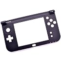 Deal4GO Replacement Hinge Part Bottom Middle Shell Housing Cover Midframe Case for Nintendo New 3DS XL/New 3DS LL (Black)