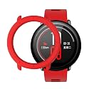 SIKAI Multi Color Bumper Shell Ultra-Light Full Protective Cover Case Compatible with Amazfit Pace (Red)