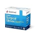 Dealmed Sterile Latex Gloves - Individually Wrapped - Size 5.5-50 Pairs