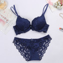 DealSeven fashion Bra Panty Set Solid