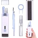Dealsure 7 in 1 Electronic Cleaner Kit, Keyboard Cleaner Kit with Brush, 3 in 1 Cleaning Pen for AirPods Pro, Multifunctional Cleaning Kit for Earphone, Keyboard, Laptop, Phone, PC Monitor (Grey)