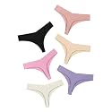 DEANGELMON Seamless Thongs for Women No Show Thong Underwear Women Comfortable Multiple Pack