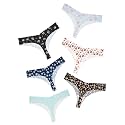 DEANGELMON Seamless Thongs for Women No Show Thong Underwear Women Comfortable Multiple Pack