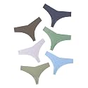 DEANGELMON Seamless Thongs for Women No Show Thong Underwear Women Comfortable Multiple Pack