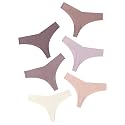 DEANGELMON Seamless Thongs for Women No Show Thong Underwear Women Comfortable Multiple Pack