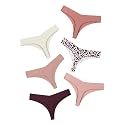 DEANGELMON Seamless Thongs for Women No Show Thong Underwear Women Comfortable Multiple Pack