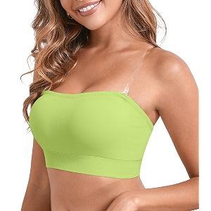 DEANGELMON Strapless Bras for Women Wireless Push