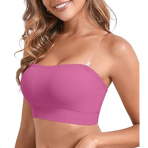 DEANGELMON Strapless Bras for Women Wireless Push