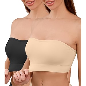 DEANGELMON Strapless Bras for Women Wireless Push