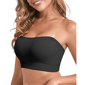 DEANGELMON Strapless Bras for Women Wireless Push