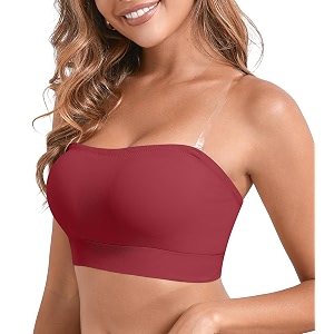 DEANGELMON Strapless Bras for Women Wireless Push