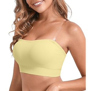 DEANGELMON Strapless Bras for Women Wireless Push