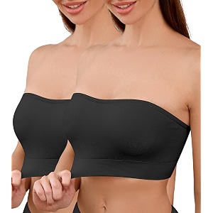DEANGELMON Strapless Bras for Women Wireless Push