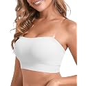 DEANGELMON Strapless Bras for Women Wireless Push