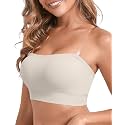 DEANGELMON Strapless Bras for Women Wireless Push