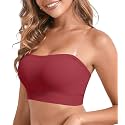 DEANGELMON Strapless Bras for Women Wireless Push