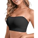 DEANGELMON Strapless Bras for Women Wireless Push