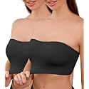 DEANGELMON Strapless Bras for Women Wireless Push