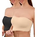 DEANGELMON Strapless Bras for Women Wireless Push