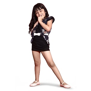 Dear Me Girls Floral Printed Rayon and