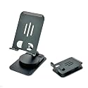 DEARART Cell Phone Stand 360° Adjustable Phone Stand for Desk, Grey Foldable Phone Holder Fully Carried Easily, Compatible Phone/Pad/Tablet etc.