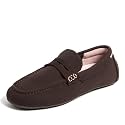 Dearfoams Women's Hazel-Lighweight Driving Loafer Machine Washable Comfortable Shoe