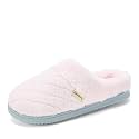 Dearfoams Women's Memory Foam House Slippers - Libby Terry Clog With Wide Widths