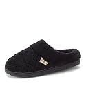 Dearfoams Women's Memory Foam House Slippers - Libby Terry Clog With Wide Widths