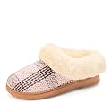 Dearfoams Women's Memory Foam Cozy Soft House Slippers Gifts for Women Hannah Knit Clog House Shoes