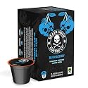 Death Wish Coffee Blueberry Vanilla Coffee Pods, Fair Trade, 10 Count