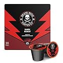 Death Wish Coffee Dark Roast Single Serve Coffee Pods, Organic, 20 Count