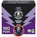 Death Wish Coffee Espresso Roast Single Serve Pods, Organic, 100 Count