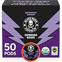 Death Wish Coffee Espresso Roast Single Serve Pods, Organic, 50 Count