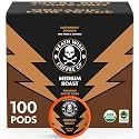 Death Wish Coffee Medium Roast Single Serve Pods, Organic, 100 Count