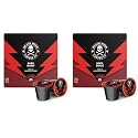 Death Wish Coffee, Single Serve Pods - Dark Roast Coffee Pods - Made with USDA Certified Organic, Fair Trade, Arabica and Robusta Beans (20 Count) (Pack of 2)