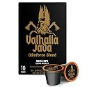 Death Wish Coffee Valhalla Java Medium-Dark Roast Pods, Organic, 10 Count
