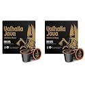 Death Wish Coffee, Valhalla Java Single Serve Pods - Extra Kick of Caffeine - Dark Roast Coffee Pods - Made with USDA Certified Organic Fair Trade Arabica and Robusta Beans (20 Count) (Pack of 2)