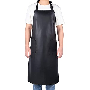 debik  pvc waterproof amp dustproof apron for dishwashing coffee dog grooming cleaning fish project-industrial chemical resistant plastic front pocket free size unisex - pack of 1