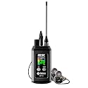 Debra EST-12 Pro UHF Stereo Wireless in Ear Monitor System Bodypack Receiver, Performance with 20 Adjustable Frequencies, Can Not Be Used Alone (Black, Only 1 Receiver)